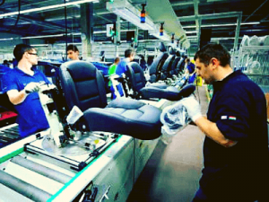 Montaż foteli, fabryka TOYOTA