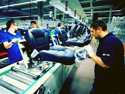 Montaż foteli, fabryka TOYOTA