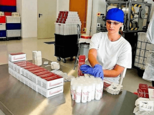 Упаковка бытовой химии в Польше