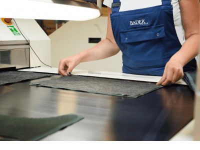 Szycie pokrowców na siedzenia samochodowe, BADER