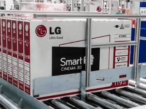 Praca w magazynie, dostawa komponentów do telewizorów LG, SALOMON.