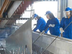 Рабочий на цинковом заводе, Wiegel (Чехия)