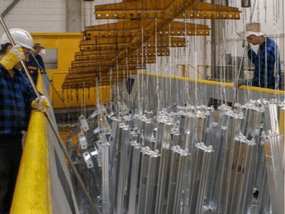 Załadunek, szlifowanie produktów galwanizowanych, PPUH GAL