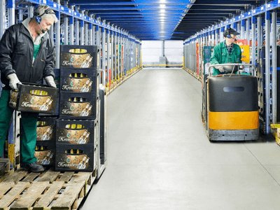 Работник склада (сортировка бутылок и ящиков с напитками) Getranka Германия