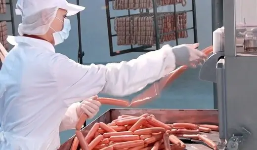 виробництво сосисок м'ясний завод у Польщі