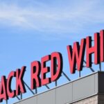 Pracownik magazynu do kompletacji towarów MEBLE-CZARNY CZERWONY BIAŁY