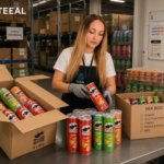 Pringles Kutno Работник на упаковку чипсов